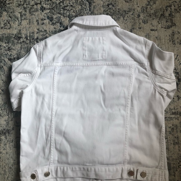 Michael Kors white jean jacket - Picture 2 of 8